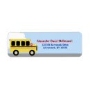 Search for school bus yellow return address labels Transportation