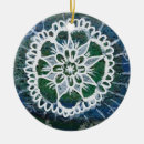 Recherche de mandala bleu ornements Décoration