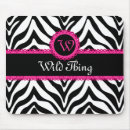 Search for monogram zebra pattern mousepads Girly