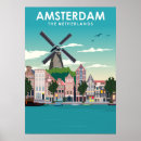 Search for amsterdam vintage travel posters Tourism
