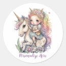 Search for rainbow fairy stickers Unicorn