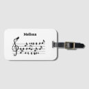 Recherche de note musique bagages étiquettes Pour elle