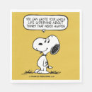 Search for charlie brown napkins Woodstock