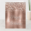 Search for rose gold faux foil cards Contemporary