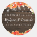 Search for string lights wedding stickers Barn wood