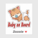 Search for safety sign bumper stickers Baby on board