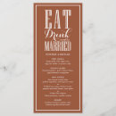 Search for boho wedding menus Typography
