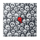 Search for black red white pattern tiles Abstract