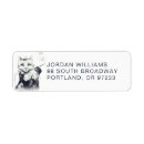 Search for hipster cat return address labels Kitty