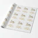 Search for gold merry christmas wrapping paper White