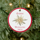 Search for edelweiss ornaments Switzerland