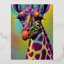 Recherche de portrait girafe cartes postales Afrique