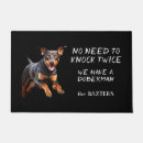 Search for doberman doormats Funny