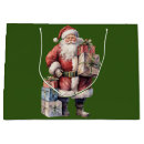 Search for vintage santa claus gift bags Saint nicholas
