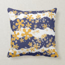 Search for navy blue white flowers pillows Modern