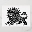 Recherche de symbole de feu cartes postales Lion