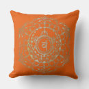 Recherche de chakra sacré coussins Orange