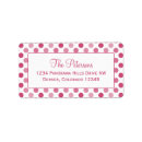 Search for watermelon return address labels Pink