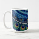 Search for artistic peacock mugs Elegant