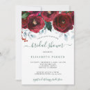 Search for winter floral bridal shower invitations Rustic