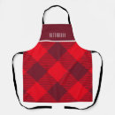 Search for red and white gingham aprons Lumberjack