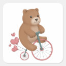 Search for cute bicycle stickers Bear