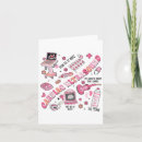 Search for nurse girl cards Hand drawn