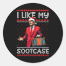 Search for funny santa stickers Maga