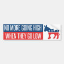 Search for high bumper stickers Democrat