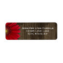 Search for red daisy return address labels Country