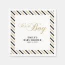 Search for white black and gold stripes napkins Simple