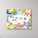 Search for funny cat canvas prints Humour