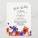 Search for iris invitations Watercolor