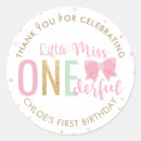 Search for miss stickers Girl first birthday