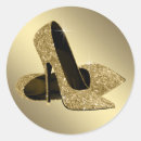 Search for gold shoe stickers Black