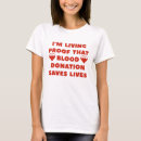 Search for blood donation tshirts Donor