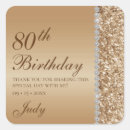 Search for 80th birthday stickers Sparkle
