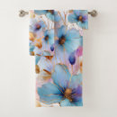 Search for blue flowers bath towels Botanical