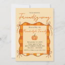 Search for orange thanksgiving invitations Farmhouse