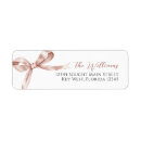 Search for bow return address labels Bridal brunch