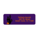 Search for pumpkin return address labels Halloween