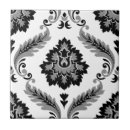 Search for black damask pattern tiles Decorative