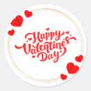 Search for red gold valentine stickers Modern