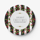 Search for black and white christmas paper plates Pattern