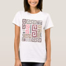 Recherche de motif géométrique moderne tshirts Coloré