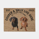 Search for dachshund garden outdoor Welcome mat