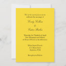Search for black and yellow invitations Minimalist