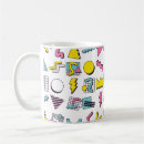 Recherche de les années 1990 tasses Motif