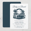 Search for surfer baby shower invitations Palm trees