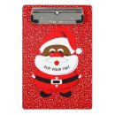 Search for santa claus clipboards Red